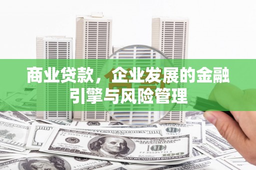 法库商业贷款，企业发展的金融引擎与风险管理