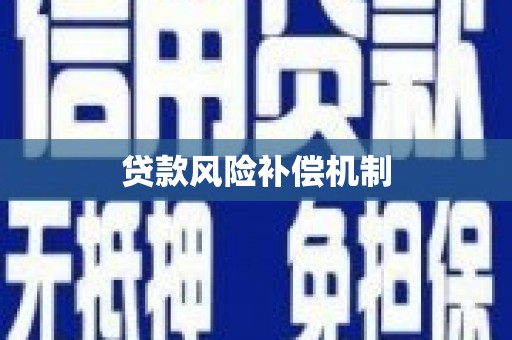 法库贷款风险补偿机制