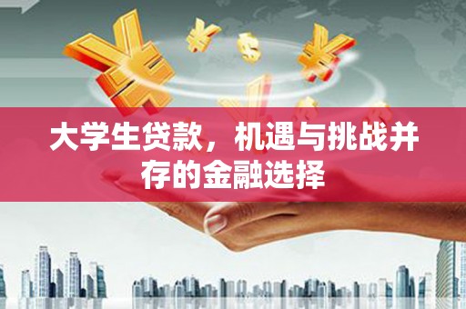 法库大学生贷款，机遇与挑战并存的金融选择