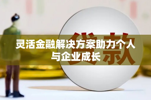 法库灵活金融解决方案助力个人与企业成长