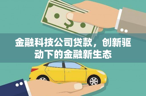 法库金融科技公司贷款，创新驱动下的金融新生态