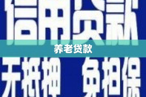 法库养老贷款