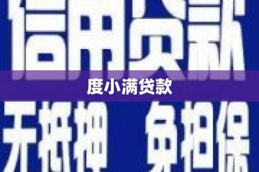 法库度小满贷款
