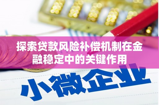 法库探索贷款风险补偿机制在金融稳定中的关键作用