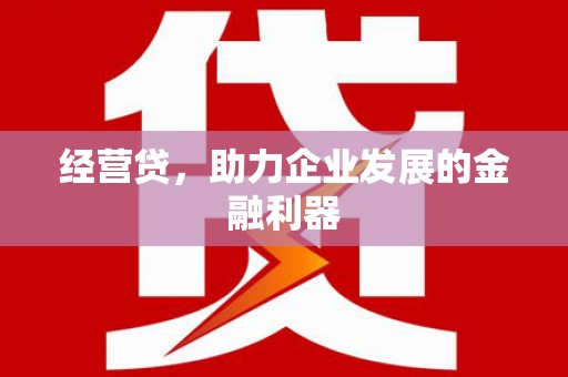 法库经营贷，助力企业发展的金融利器