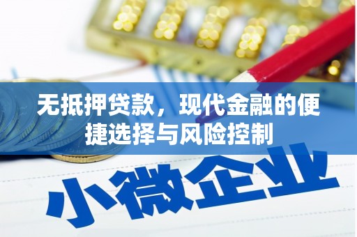 法库无抵押贷款，现代金融的便捷选择与风险控制