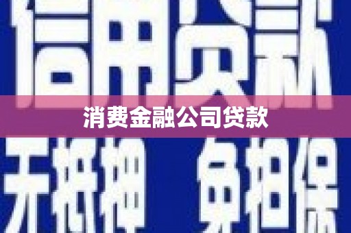 法库消费金融公司贷款
