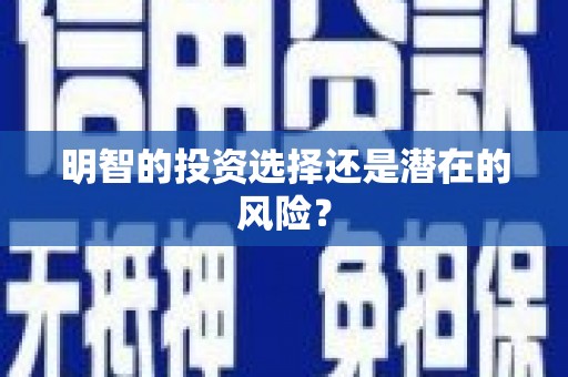 法库明智的投资选择还是潜在的风险？