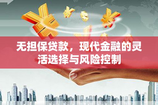 法库无担保贷款，现代金融的灵活选择与风险控制