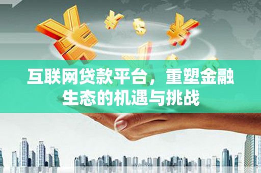 法库互联网贷款平台，重塑金融生态的机遇与挑战