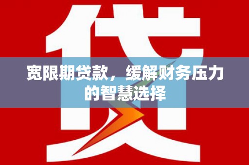 法库宽限期贷款，缓解财务压力的智慧选择