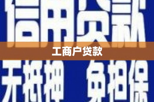 法库工商户贷款