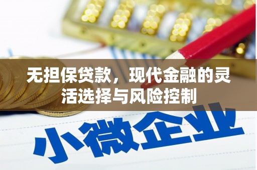 法库无担保贷款，现代金融的灵活选择与风险控制