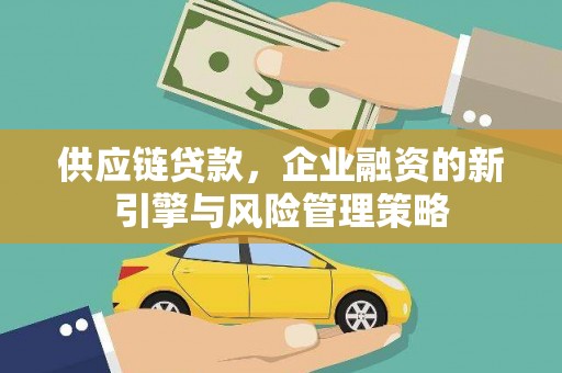 法库供应链贷款，企业融资的新引擎与风险管理策略