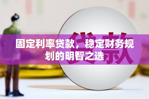 法库固定利率贷款，稳定财务规划的明智之选