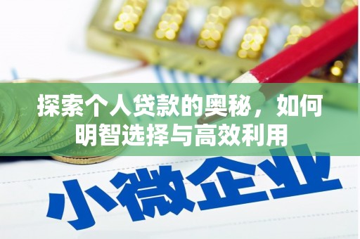 法库探索个人贷款的奥秘，如何明智选择与高效利用