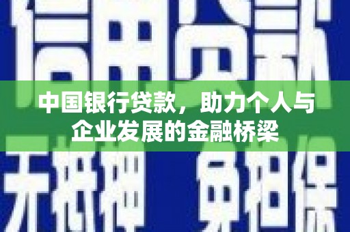 法库中国银行贷款，助力个人与企业发展的金融桥梁