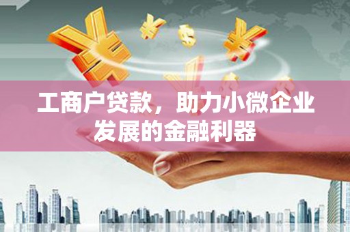 法库工商户贷款，助力小微企业发展的金融利器