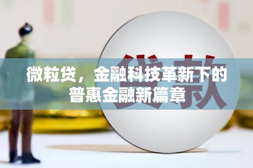法库微粒贷，金融科技革新下的普惠金融新篇章