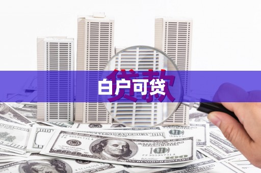 法库白户可贷