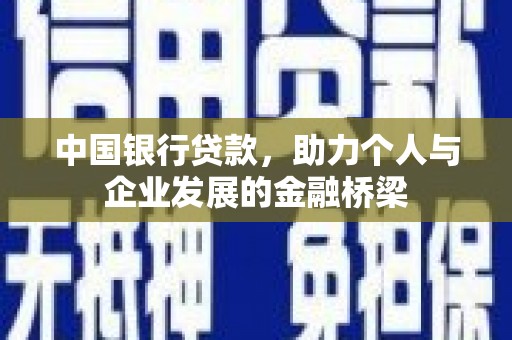 法库中国银行贷款，助力个人与企业发展的金融桥梁