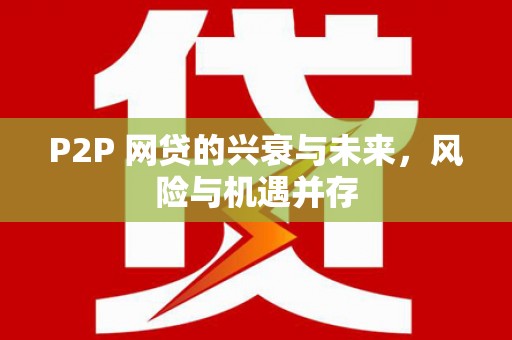 法库P2P 网贷的兴衰与未来，风险与机遇并存