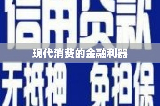 法库现代消费的金融利器