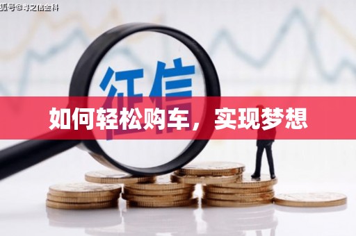 法库如何轻松购车，实现梦想