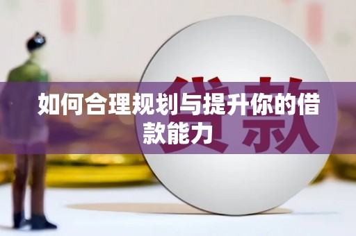 法库如何合理规划与提升你的借款能力