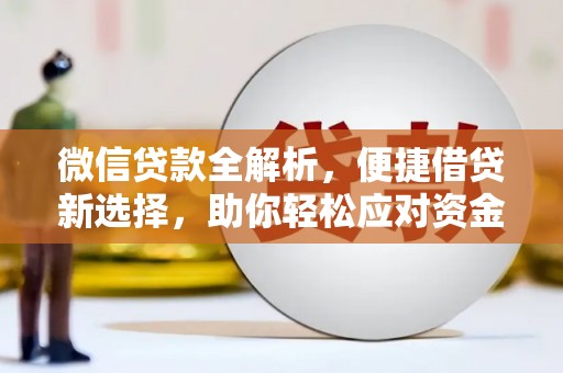 法库微信贷款全解析，便捷借贷新选择，助你轻松应对资金需求