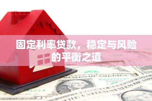 法库固定利率贷款，稳定与风险的平衡之道